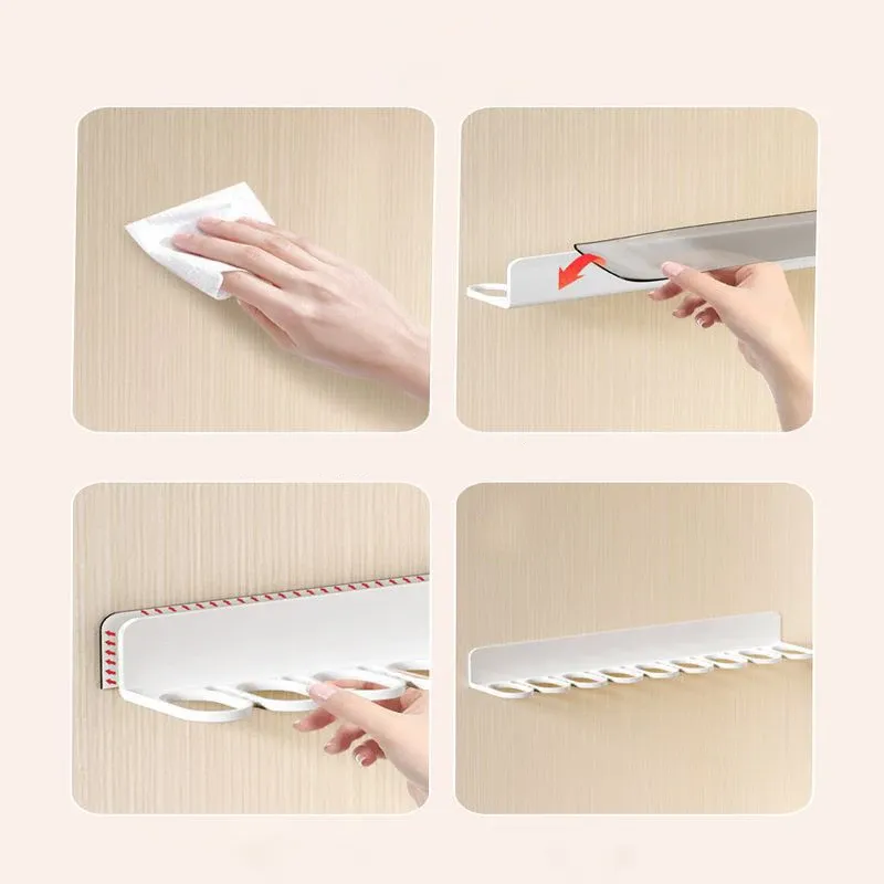 Traceless Clip Storage Rack Organizer 6