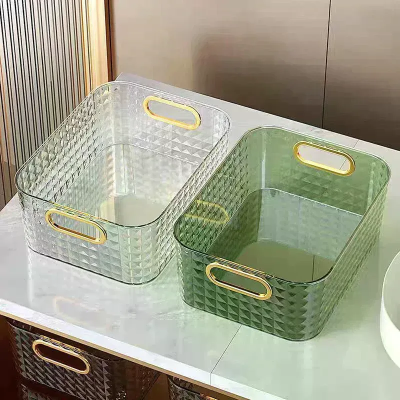 Clear Stackable Cosmetic Storage Box 4