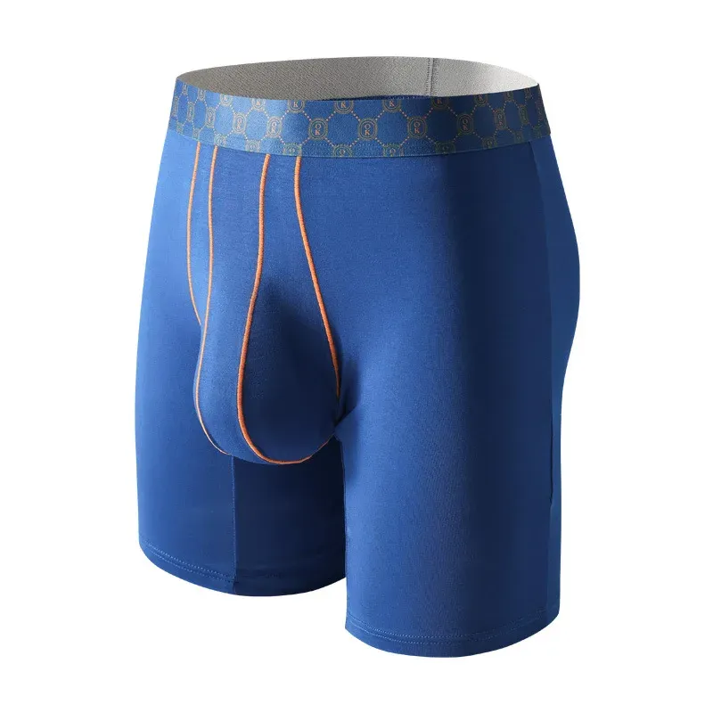 Men's Bamboo Fiber Boxer Shorts with U Pouch 1