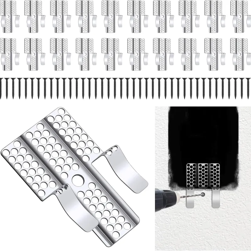 Drywall Repair Clips Kit for 1/2" Sheetrock 1