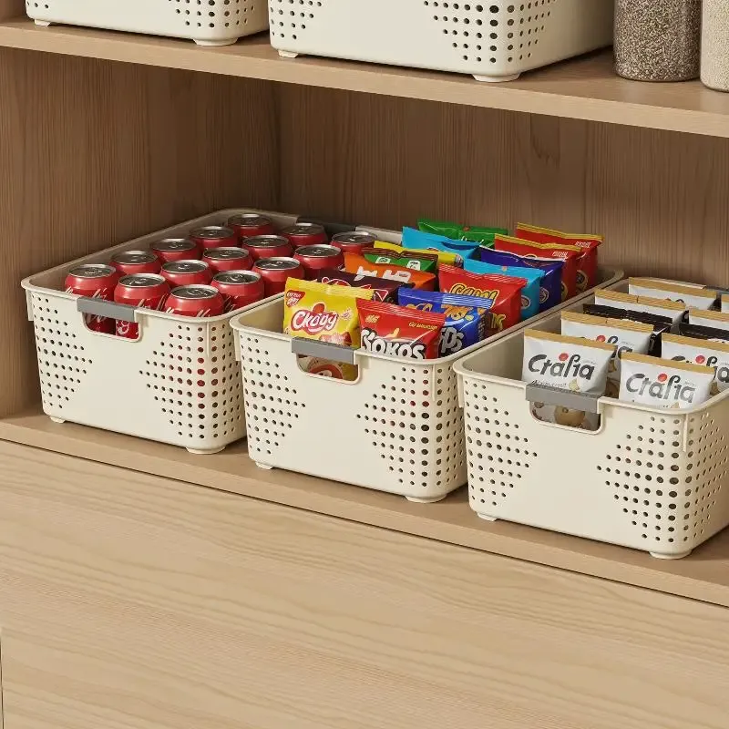 Vented Stackable Storage Baskets with Handles 5