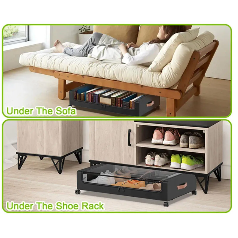 Under Bed Storage Container with Wheels 2