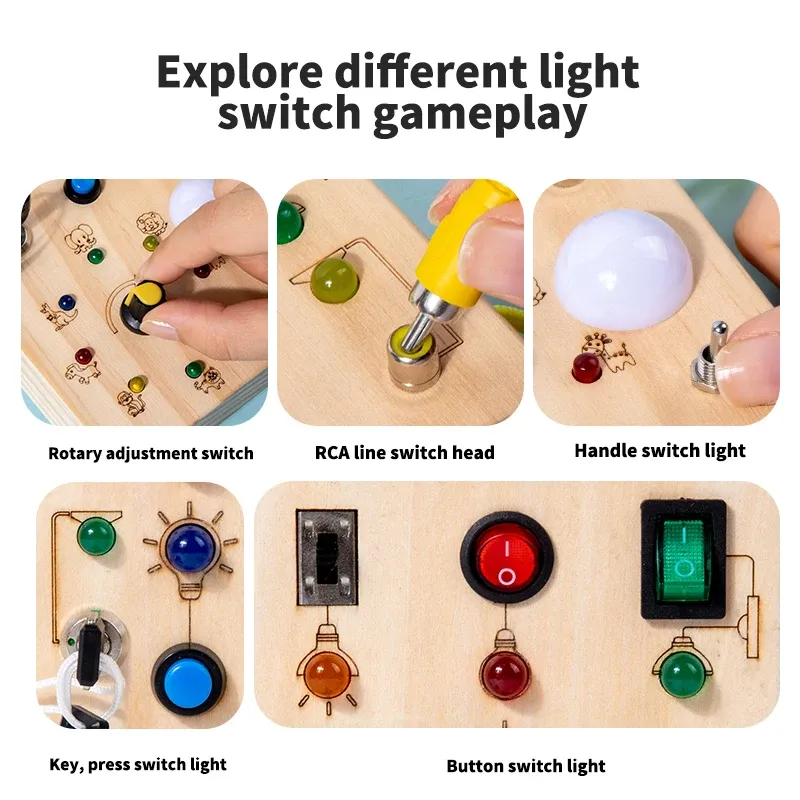 LED сенсорная развивающая доска для малышей 2