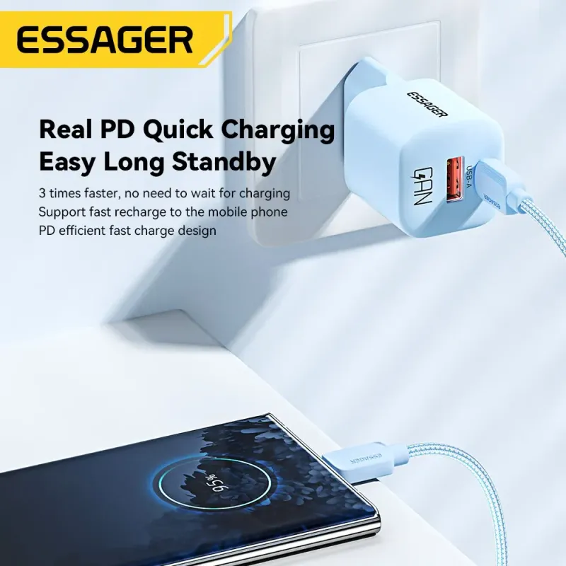 Essager 20W GaN USB-C Fast Charger 4