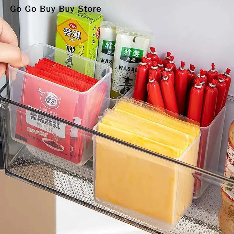 Clear Fridge Organizer Bins 4