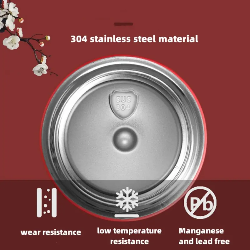 Retro Smart Insulated Vacuum Flask with LED Temperature Display 4