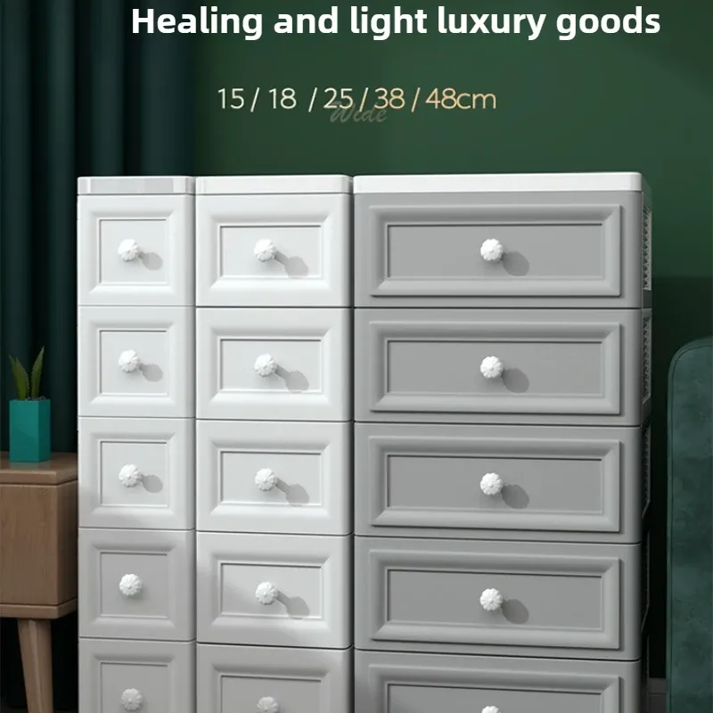 3-Tier Slim Rolling Storage Rack 4