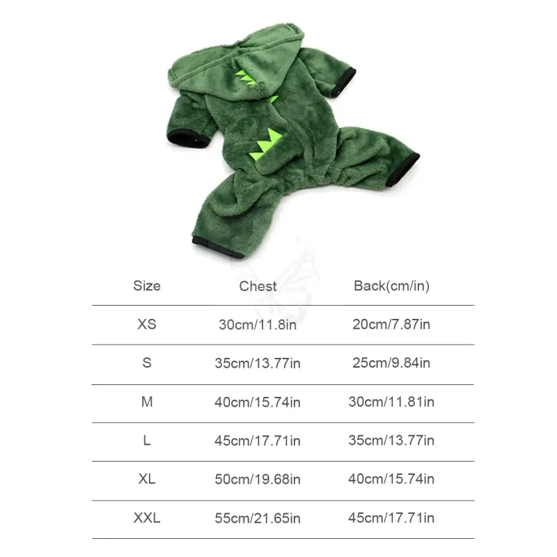 Dinosaur Pet Halloween Costume Hoodie 5