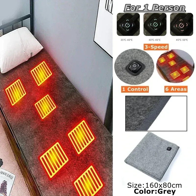 USB Heated Plush Mat Blanket 2