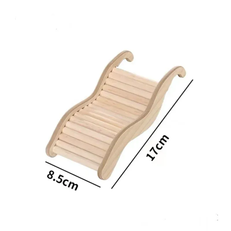 Wooden Wave Stair Hamster Toy 5