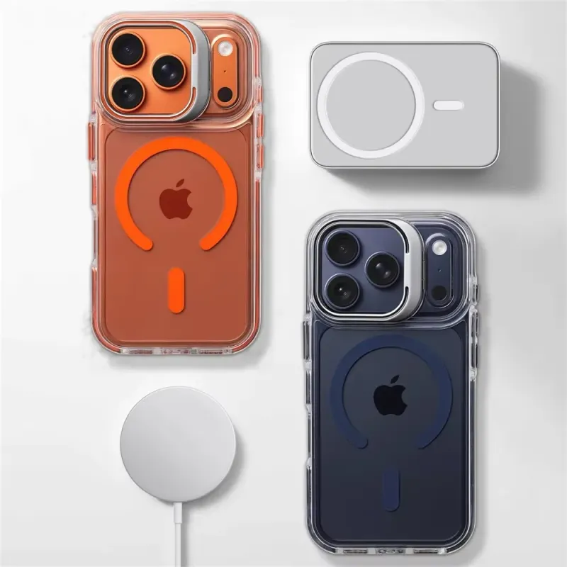 Luxury Magnetic Clear Bumper iPhone Case 5