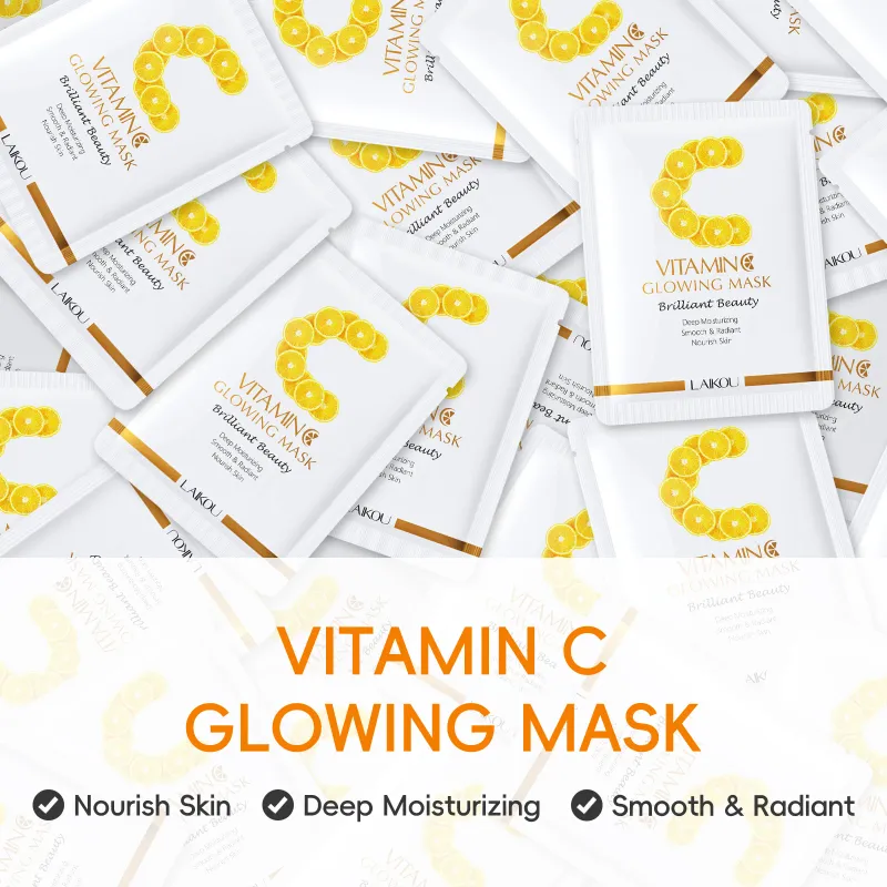 LAIKOU Vitamin C осветляющая листовая маска 2