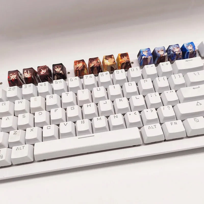 4-Key Anime PBT Keycap Set 2