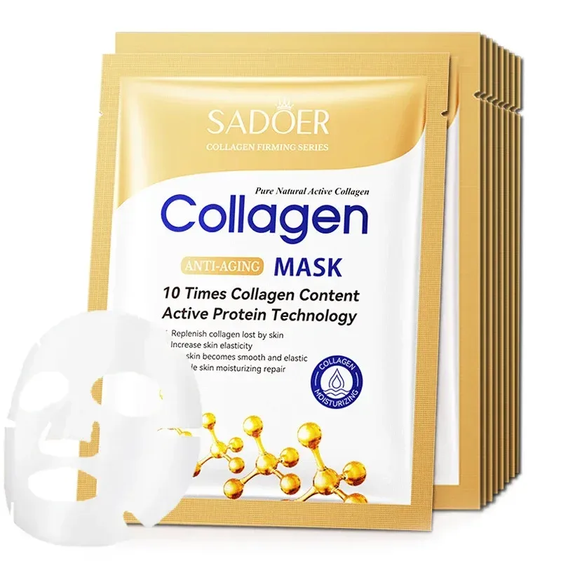 10-Pack Collagen Anti-Wrinkle Face Masks 1