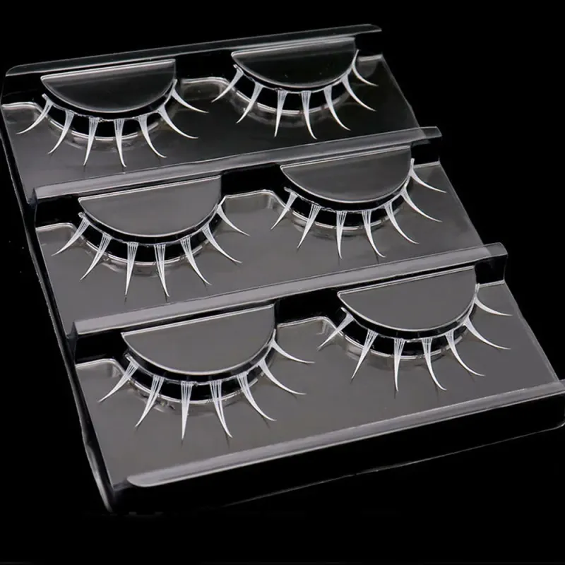 White Fairy Cosplay Eyelashes 5-Pack 3