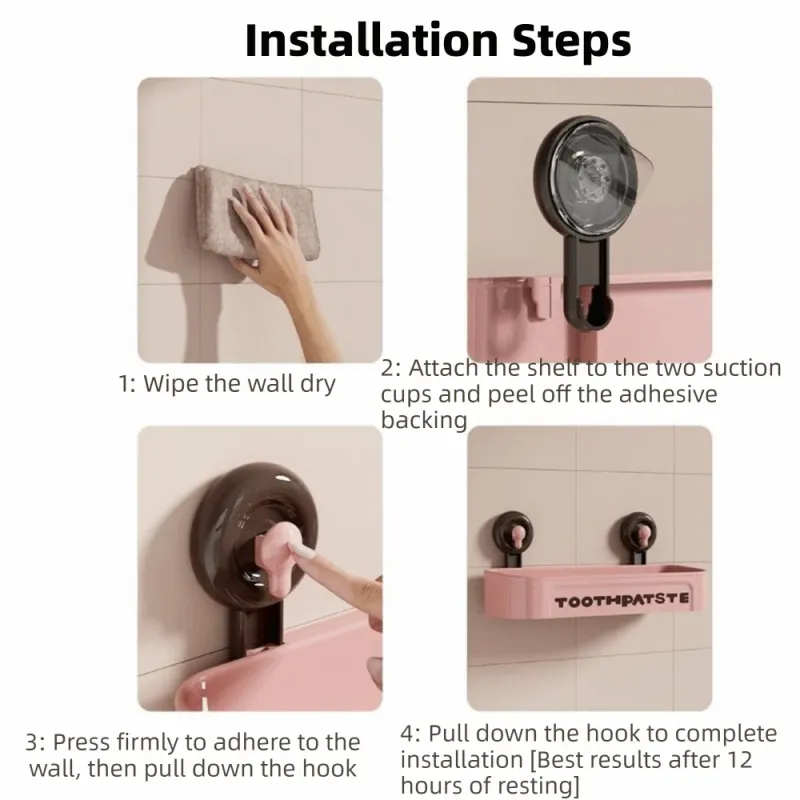 Suction Cup Storage Rack Organizer 3