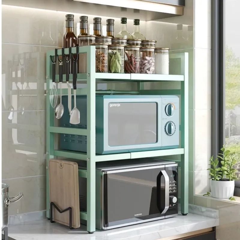 2-Tier Microwave & Oven Rack Organizer 4