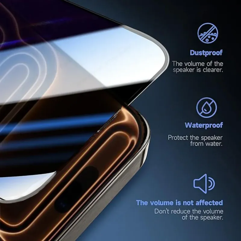 iPhone Privacy Screen Protector Anti-Spy Tempered Glass 3