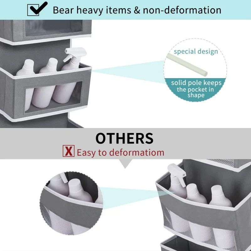 4-Pocket Over Door Hanging Organizer 6