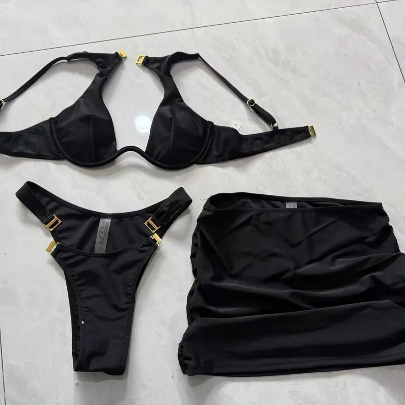 3 Piece Push Up Bikini Set 3