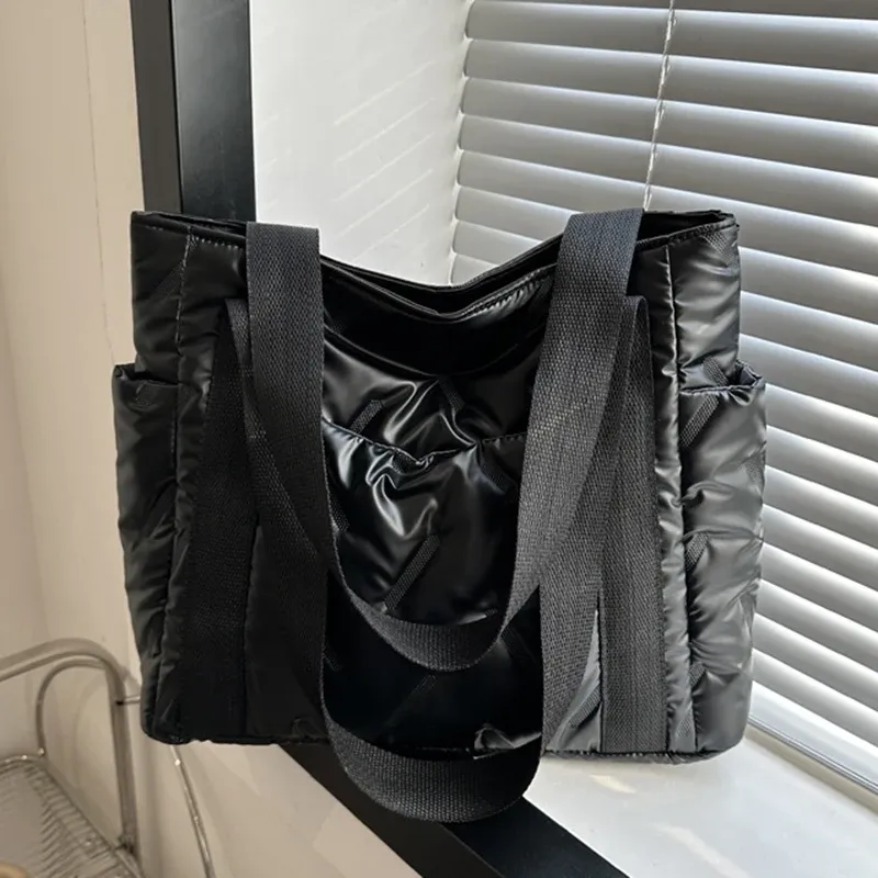 Quilted Space Cotton Crossbody Bag 1