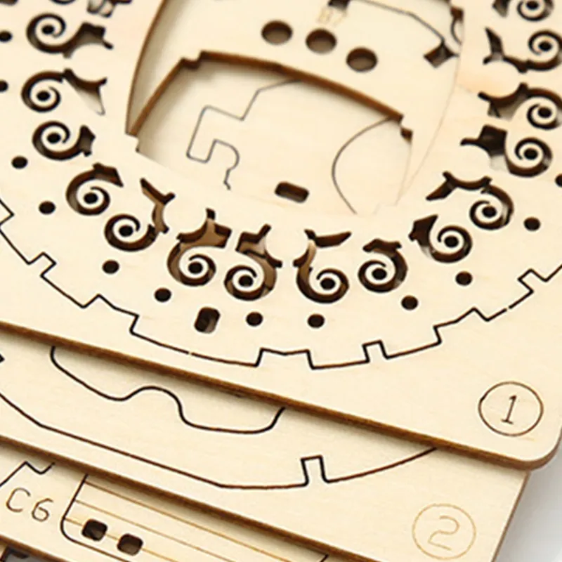 3D Wooden Airship Puzzle Kit 6