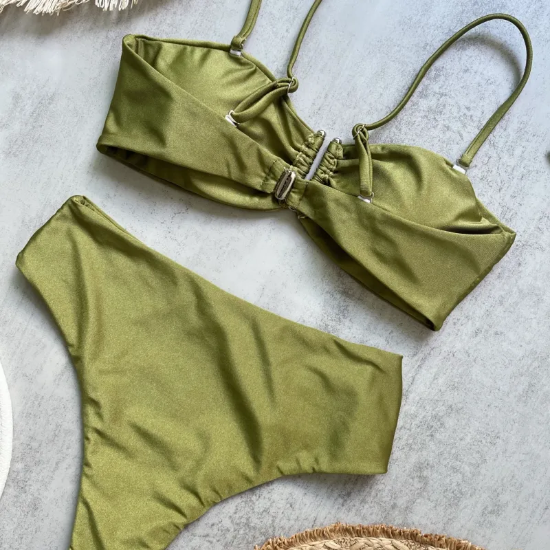 Sexy Bandeau Push-Up Bikini Set 2