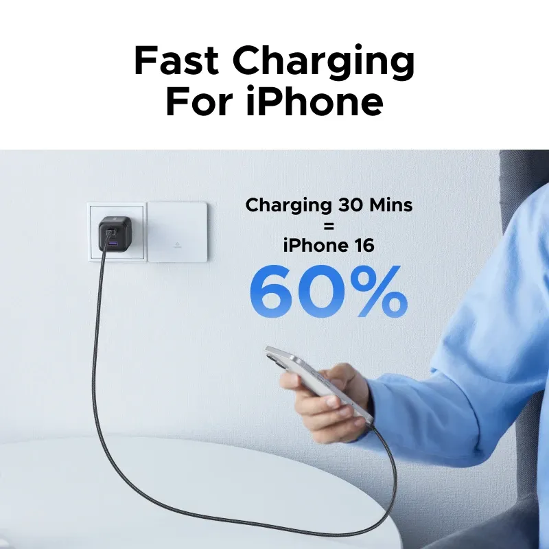 UGREEN 45W GaN USB-C Fast Charger 4