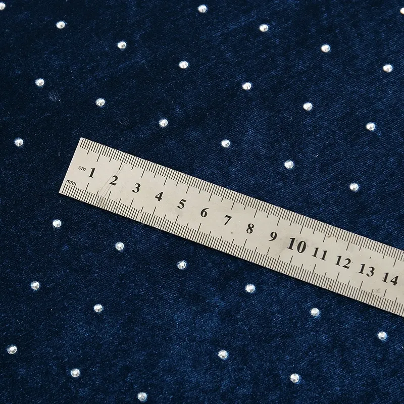Christmas Velvet Knitted Fabric 150x45cm 6