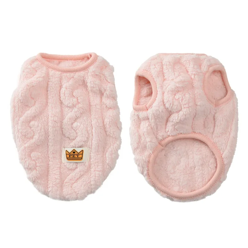 Warm Fleece Pet Sweater for Cats & Dogs 3