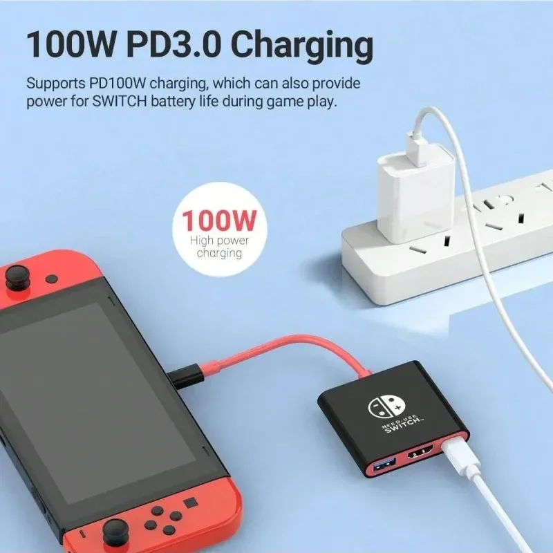 4K USB-C Docking Station Hub 3