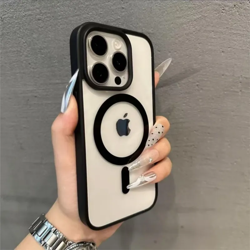 Luxury Magnetic Clear Magsafe Case 2