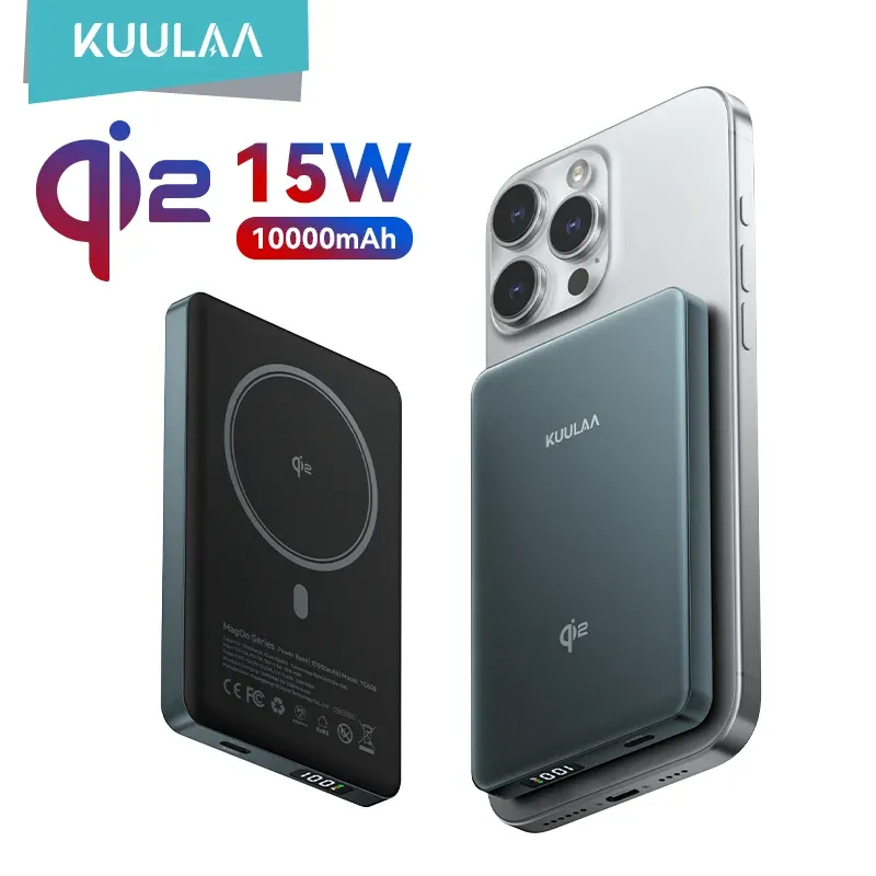 KUULAA Qi2 Magnetic Power Bank 10000mAh 1