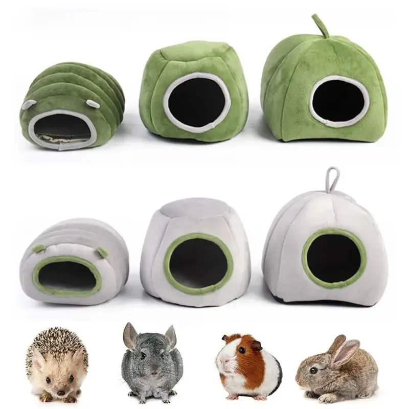Plush Small Pet Hideout Cave Bed 1