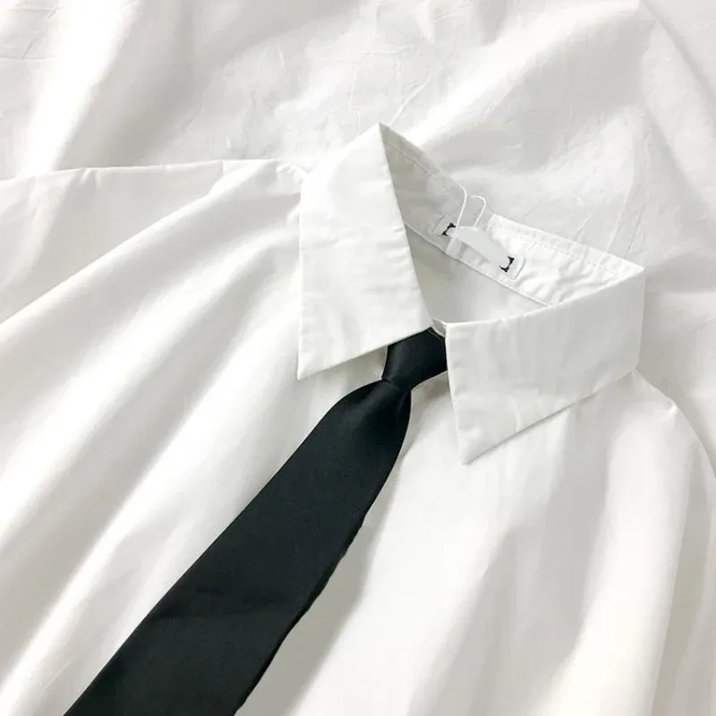 White JK Style Preppy Blouse Shirt 4