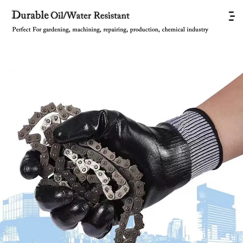 Waterproof Nitrile Coated Work Gloves 3