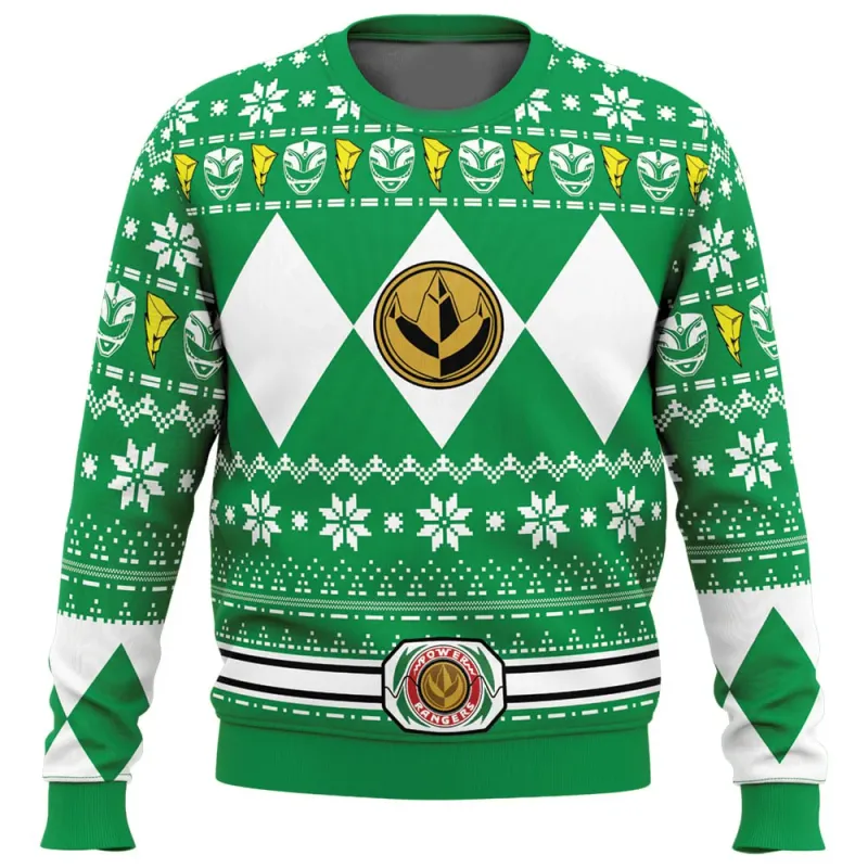 Power Rangers Ugly Christmas Hoodie 5