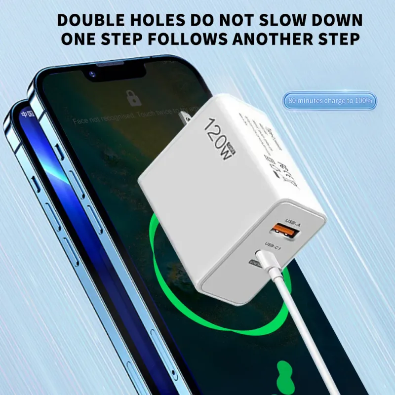 120W GaN USB-C Fast Charger 4