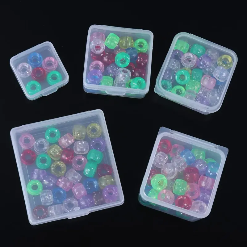 Clear Plastic Multi-Compartment Storage Box 2