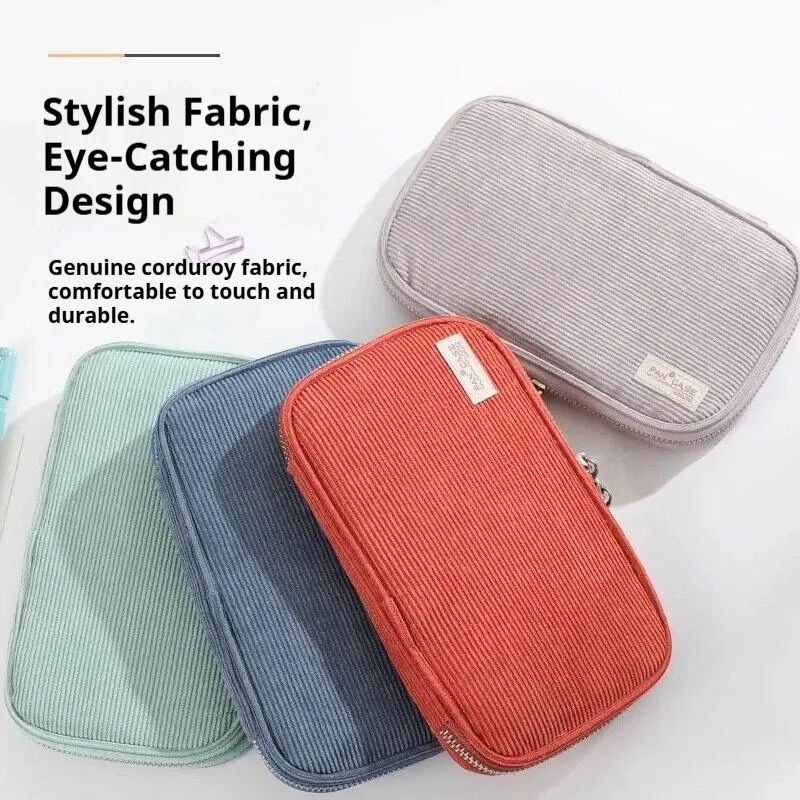 Japan KOKUYO Large Capacity Pencil Case Multifunctional Open Pencil Bag Student Stationery Pouch School Office Pen Organizer 2