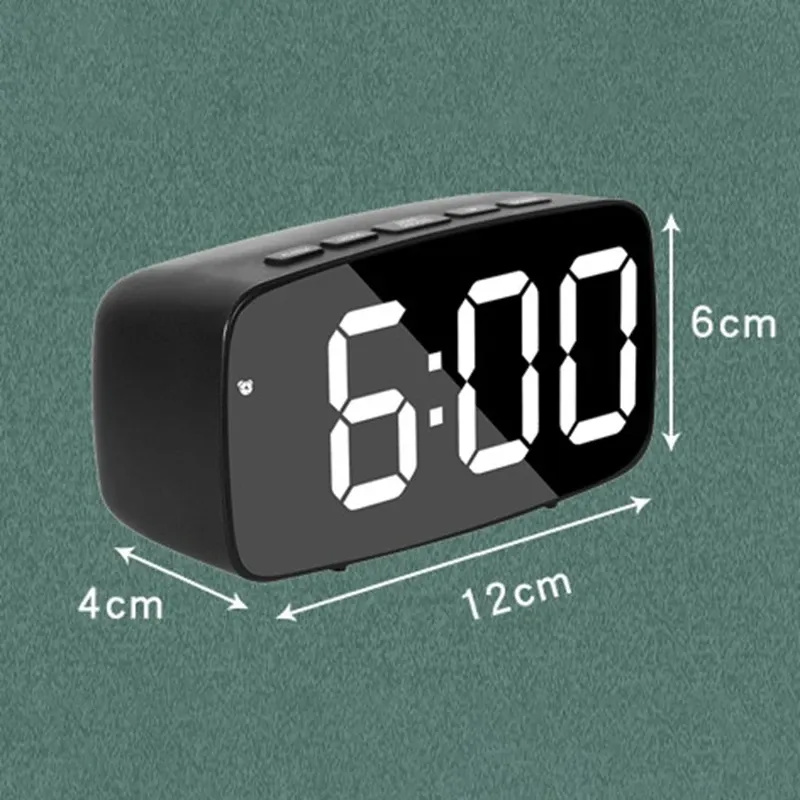 Smart Red LED Digital Alarm Clock 6