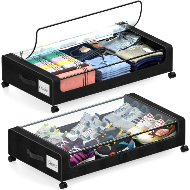 65L Under Bed Storage with Wheels 1