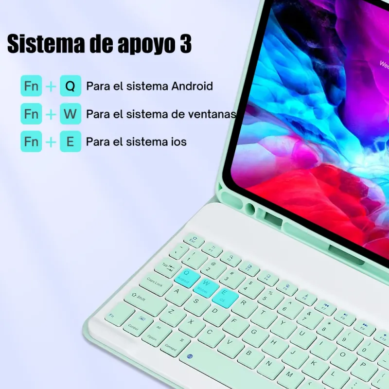 iPad Keyboard Case with Wireless Mouse 5