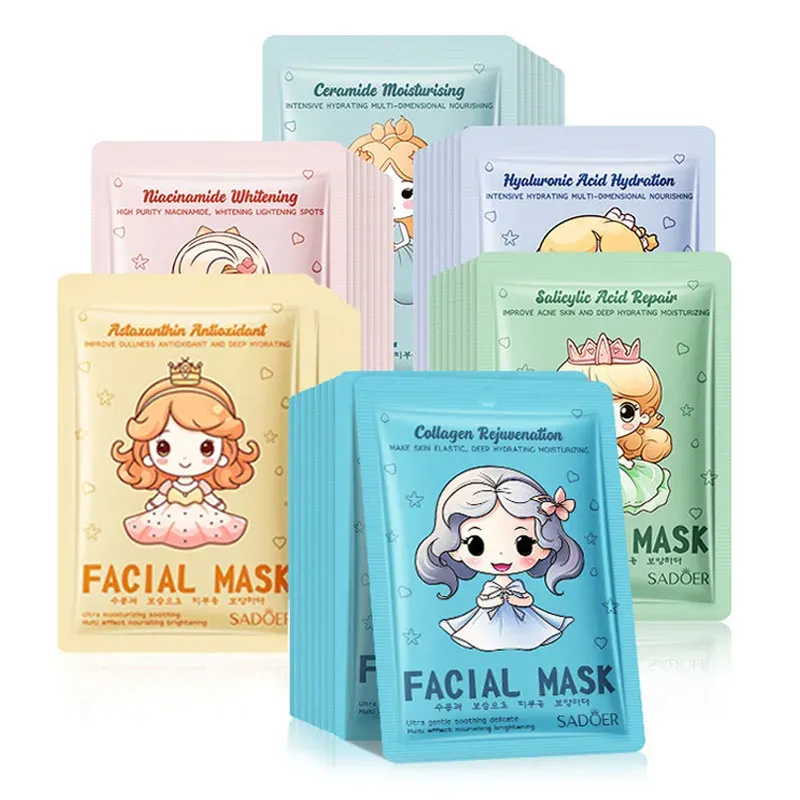 SADOER Hyaluronic Acid Collagen Face Masks 1