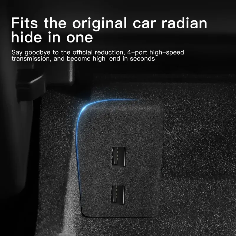 Tesla Model 3/Y Glove Box USB Hub 5