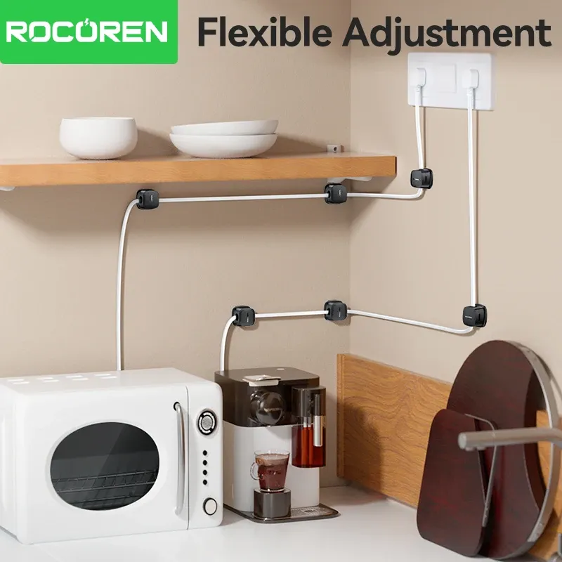 Rocoren Magnetic Cable Organizer 6PCS 5