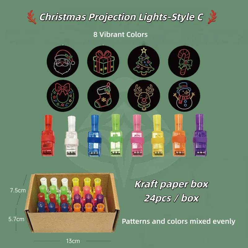 LED Christmas Finger Projection Lights 5