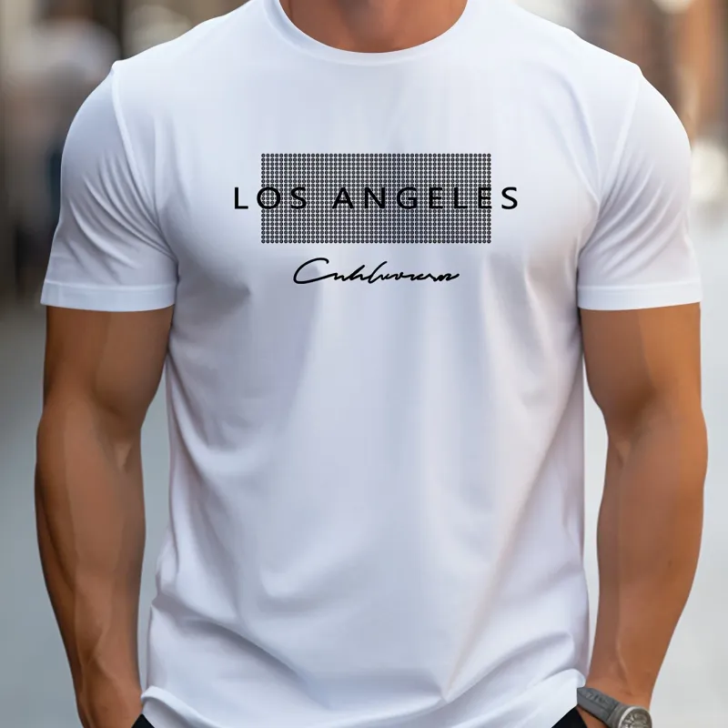 Men's LA Graphic Cotton Tee 1