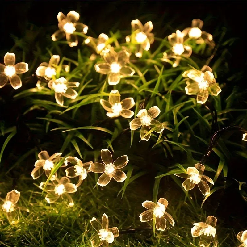Solar Cherry Blossom LED Lights 2