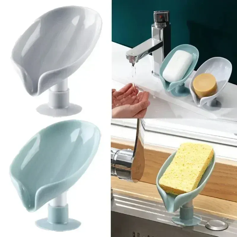 Leaf Shape Suction Cup Soap Holder 2